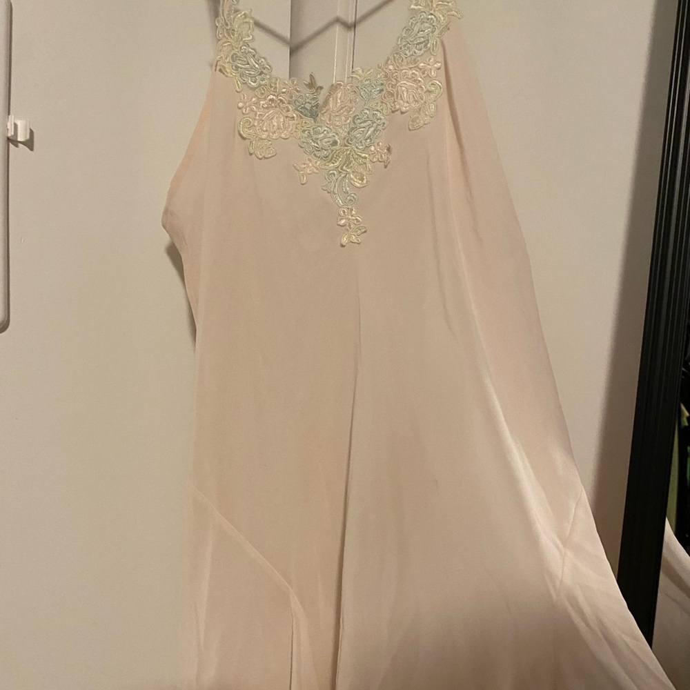 Embroidered Vintage California Dynasty Slip Dress